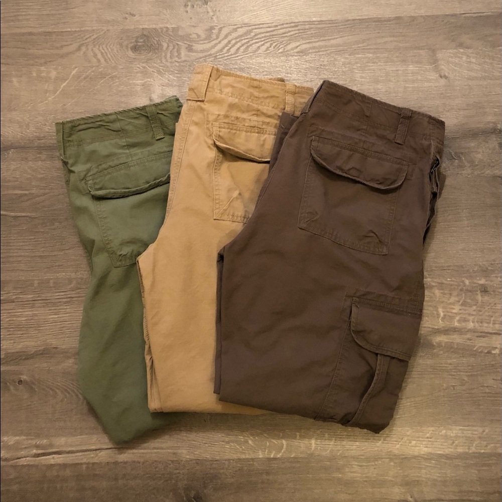 L.L. Bean Men’s Allagash Cargo Pants- 3 pairs